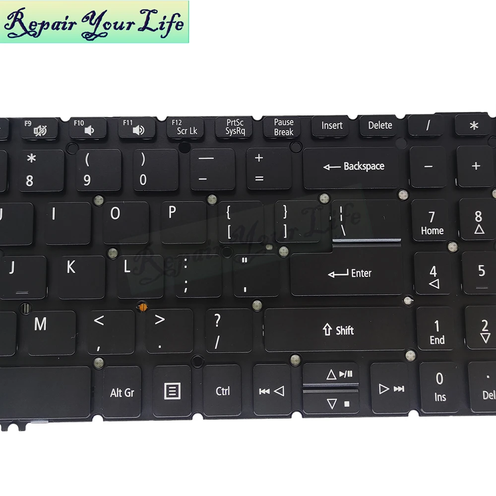 US English Backlit Keyboard For Acer Aspire A315-22 A315-34 42 54 55 A315-56 A315-57 N19C1 N19C5 Keyboards Light SV5P-A72BWL NEW