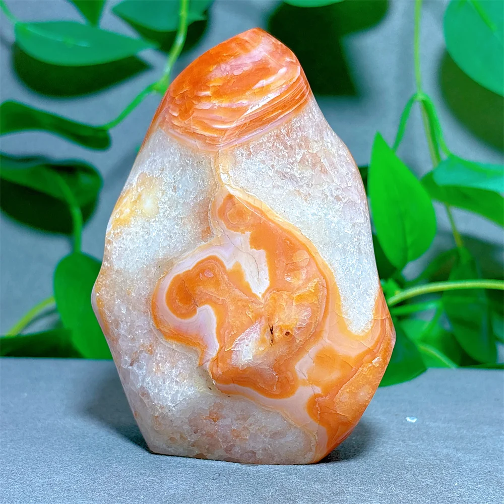 Carnelian Flame Crystal Natural Stone Quartz Stone Minerals Home Decoration Reiki Craft Gifts Energy Healing Spiritual Luck Love