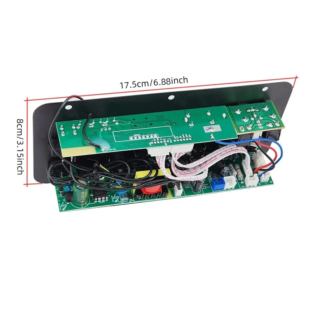 Dual Mic Input Digital BT Amplifier Board Rechargeable Bluetooth Enabled Karaoke Amp Speaker Digital Control DIY Version