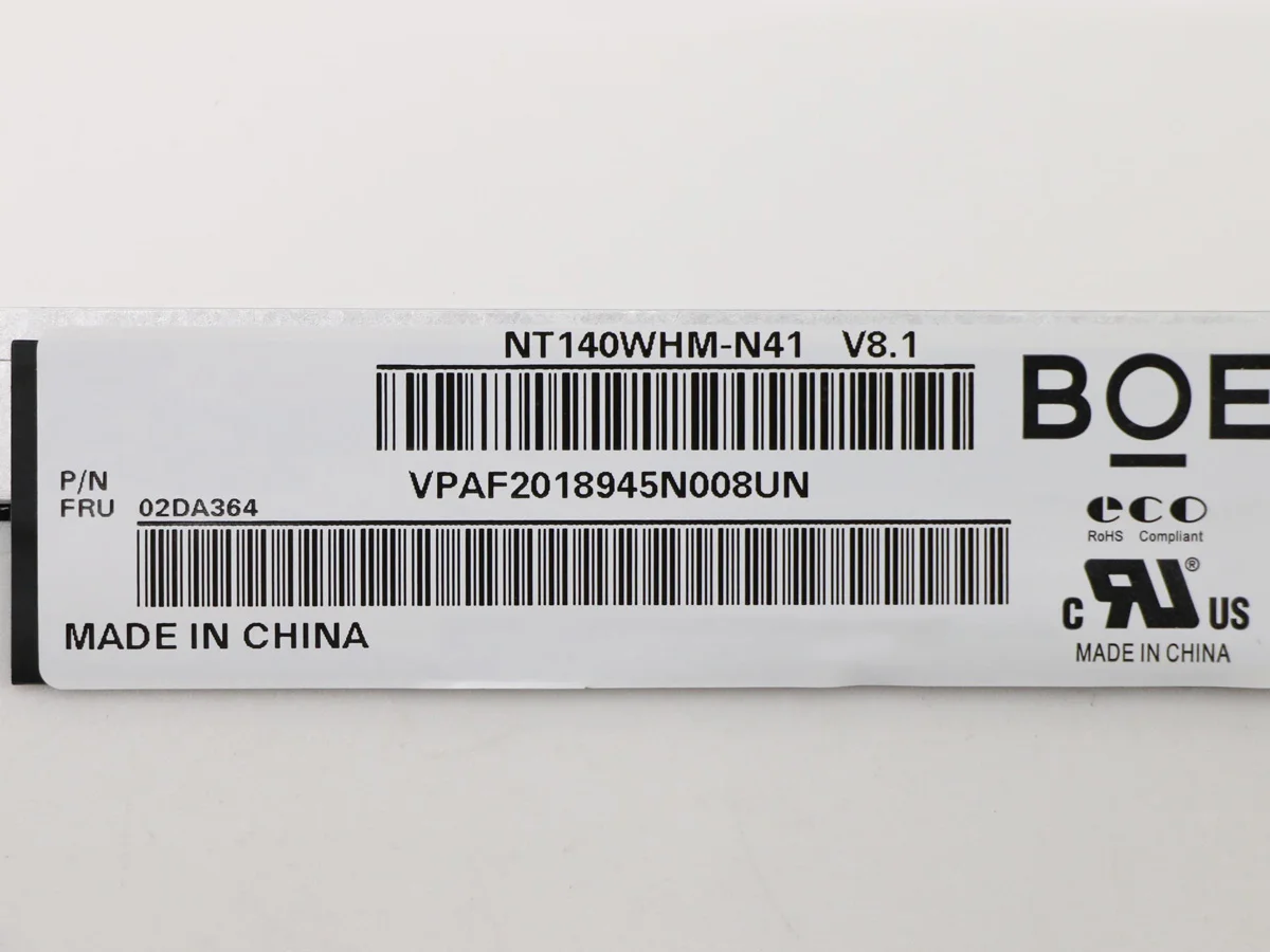 Imagem -05 - Tela Lcd do Portátil 140 Nt140whm-n31 41 N140bge-ea3 E33 E43 Hb140wx1301 401 501 601 B140xtn03.3 Lp140wh2-tps1 hd 30pin Edp
