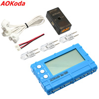 AOKoda 150W 3 in 1 LCD Battery Balancer Charger/Voltage Indicator/Discharger 2-6S Lipo LiFe For RC Toys