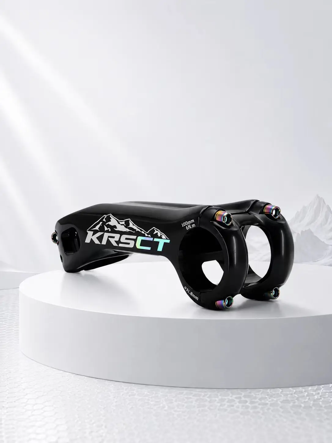AliExpress NONE KRSECMTB Road Bike Stem CNC Mountain Bicycle Bridge 31.8 Long Road Bike Power High Strength Climbing Riser 80/90/100mm Mtb Power