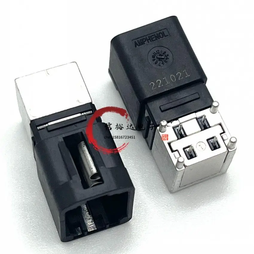 Original FAKRA-A automotive Ethernet HFM board-side white male connector with four-axis interface