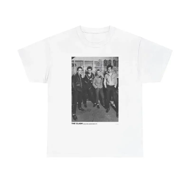 The Clash T Shirt Vintage Photo Heavy Cotton