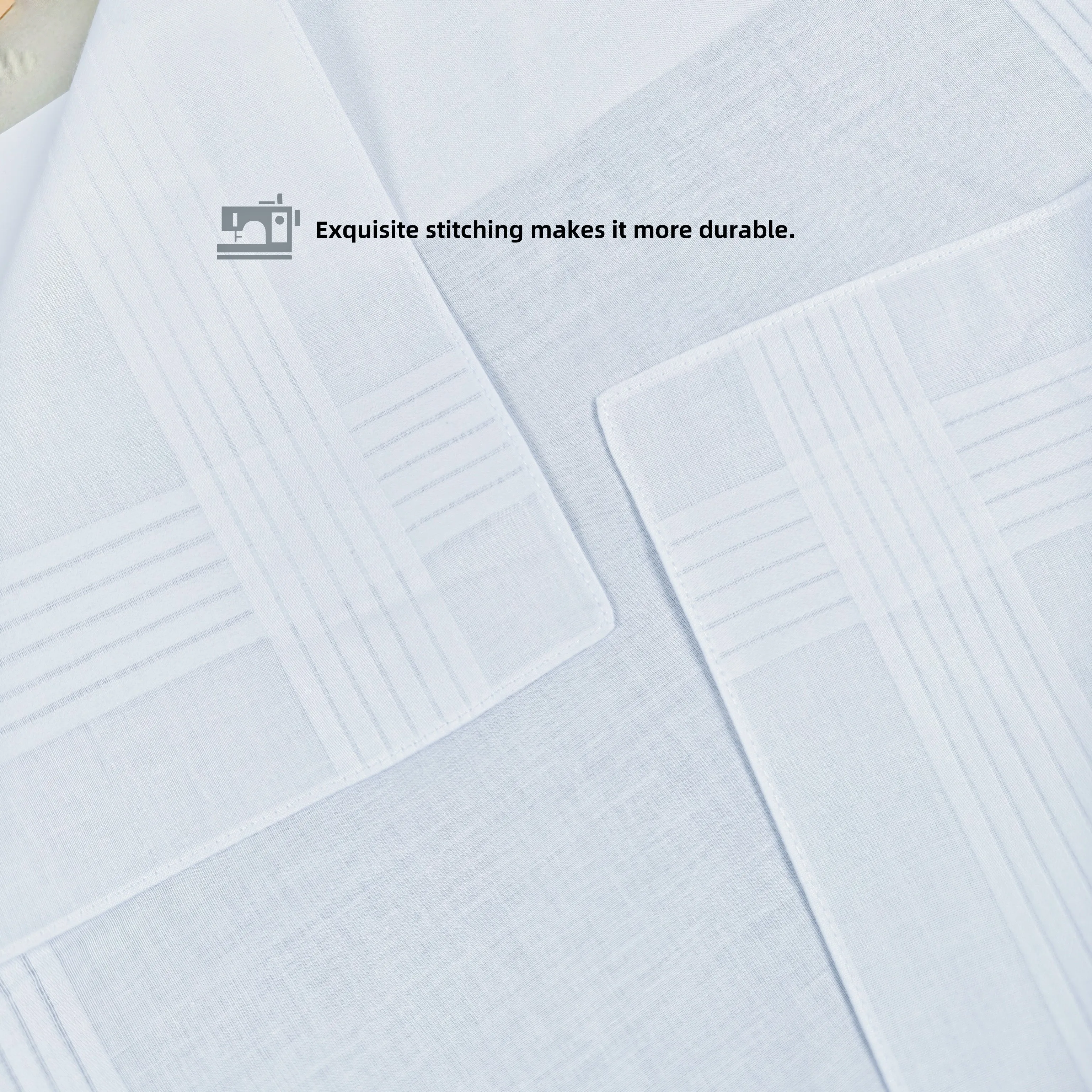 Fazzoletto in puro cotone da 40 cm con sensazione sottile. Fazzoletto da ristorante per tovaglioli da lavoro 18 pezzi