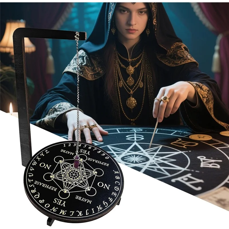 Espositore per pendolo ABAE, supporto per pendolo con pietre ornamentali, espositore in cristallo per gioielli, per la configurazione della lettura