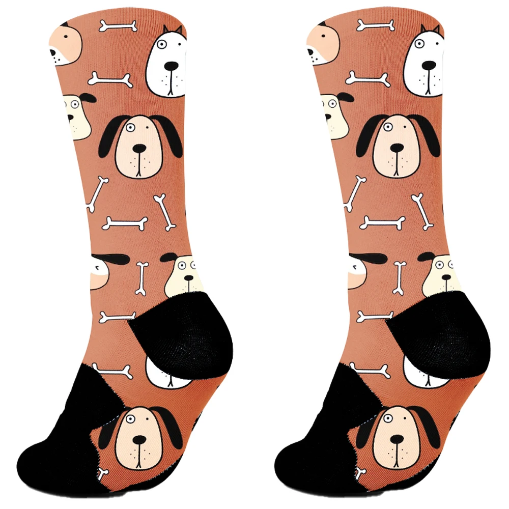 1 Pairs Cartoon Animal Funny Socks Women Men cycling Socks Aesthetic Printing Summer Short Sports Socks Cotton