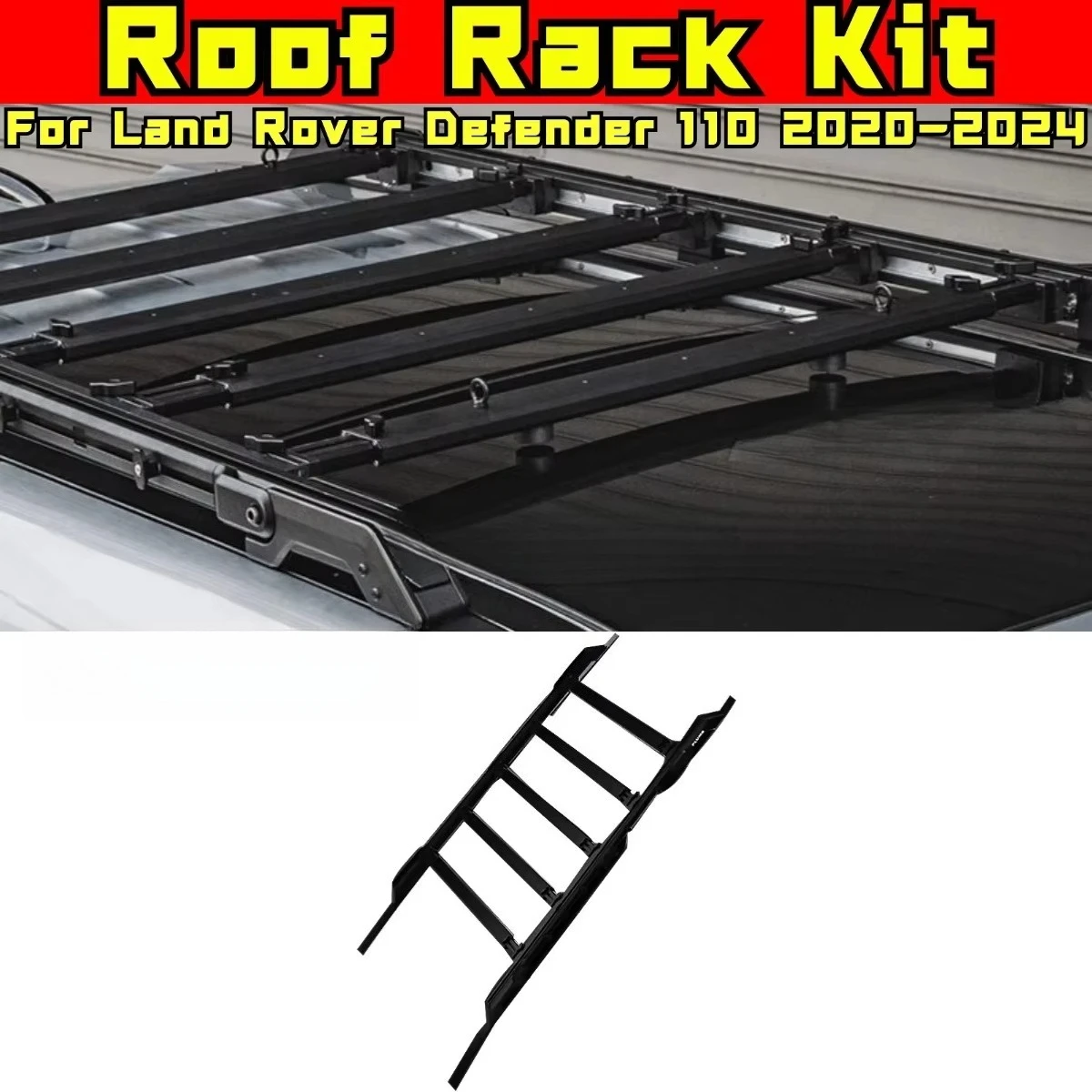 Car Top Roof Rack Basket Roof Rack Kit Luggage Holder Basket Body Kit For Defender 110 2020-2024 Car Accessories