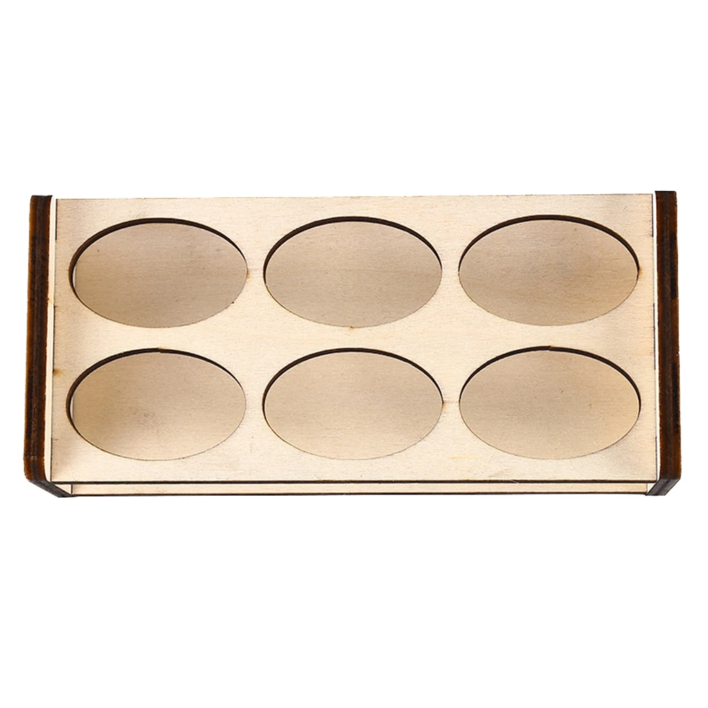 Wood Module Paint Bottles Spraying Model Bottle Holder Organizer