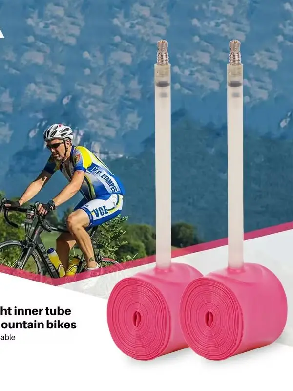 4 Stück VXM Fahrradschlauch Pannenschutz 36G für Rennräder 700C 23C 25C 28C 32C Ultraleichter TPU-Schlauch 45/65/85MM Presta-Ventile – Detail 3