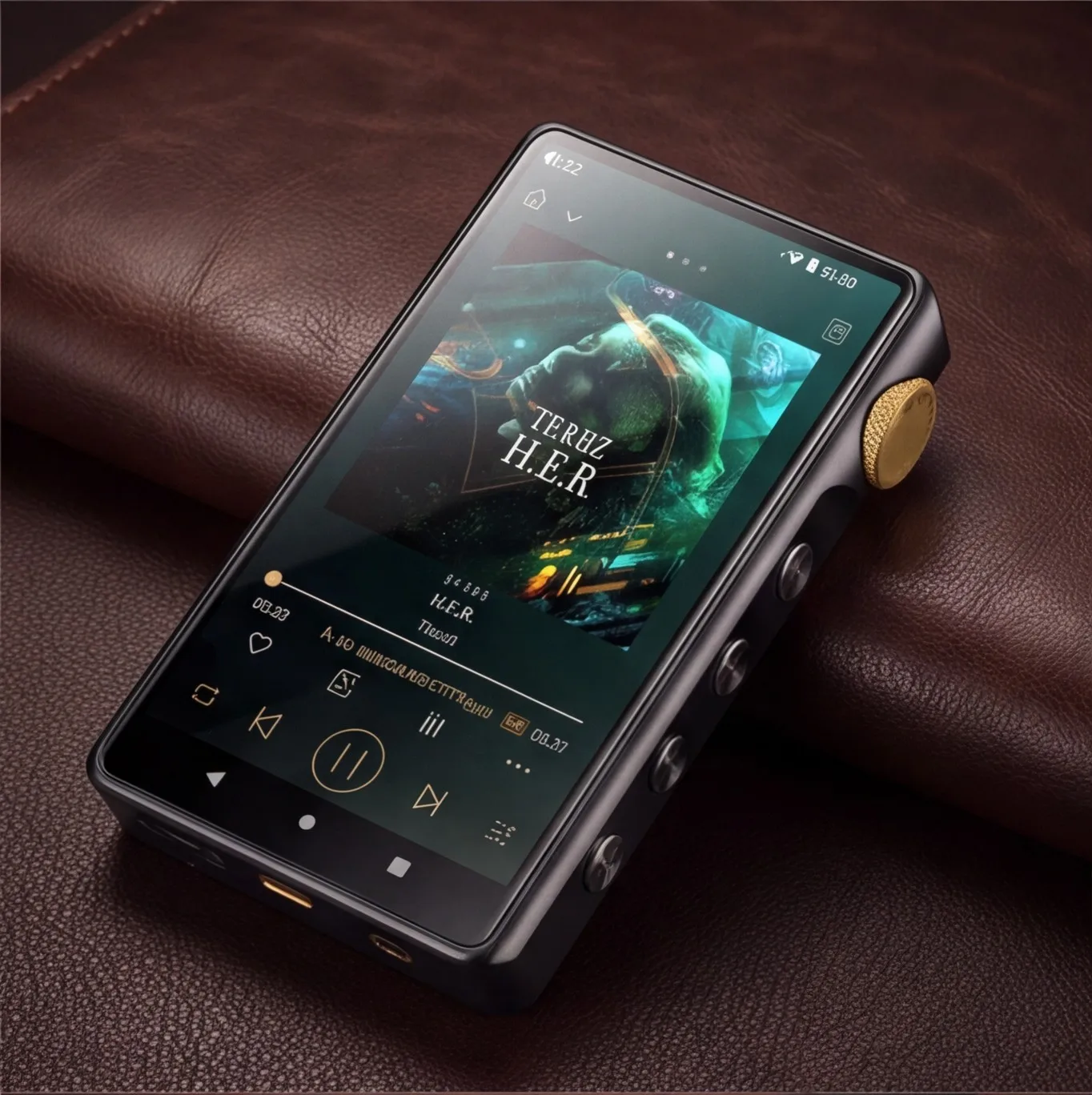 HiFi Lossless MP3 Player Android 12 ESS9018K2M Dual DAC 32bit 768kHz DSD256 4.4mm Balanced Earphone Jack 512GB TF Expandable