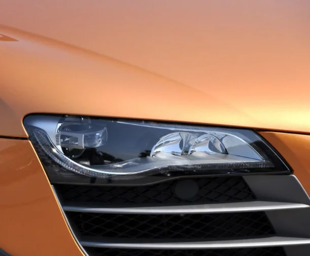 Car Front Lens Lamp Shade Shell For Audi R8 2007-2015 Headlamp Transparent Lampcover Headlight Cover