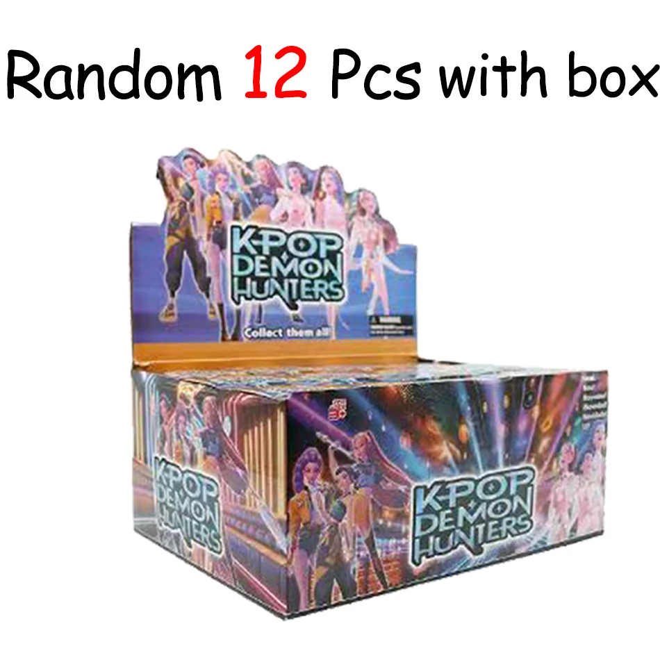 Anime Kpop chasseurs de démons série Figure boîte aveugle Derpys tigre Rumi Mira Zoey chatte Figurine poupée Mini décoration modèle jouet cadeaux