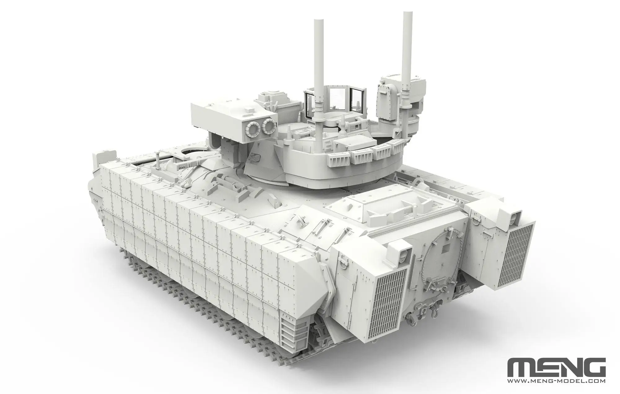 MENG 72-005 1/72 U.S. ทหารราบ FIGHTING VEHICLE M2A3 Bradley w/ BUSK III ชุดโมเดล