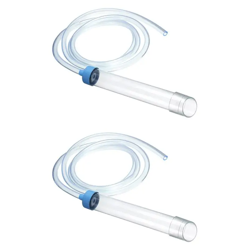 BAAG-2X Limpiador de Grava para Acuarios, Sifón Aspirador, Bomba de Cambio de Agua, Manguera de Sifón