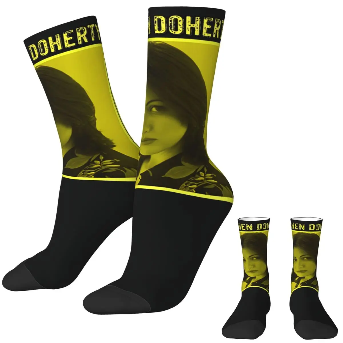 Shannen Doherty 1971 62949134 Socks Fashion Stockings Men Breathable Cycling Socks Winter Graphic Anti Bacterial Socks