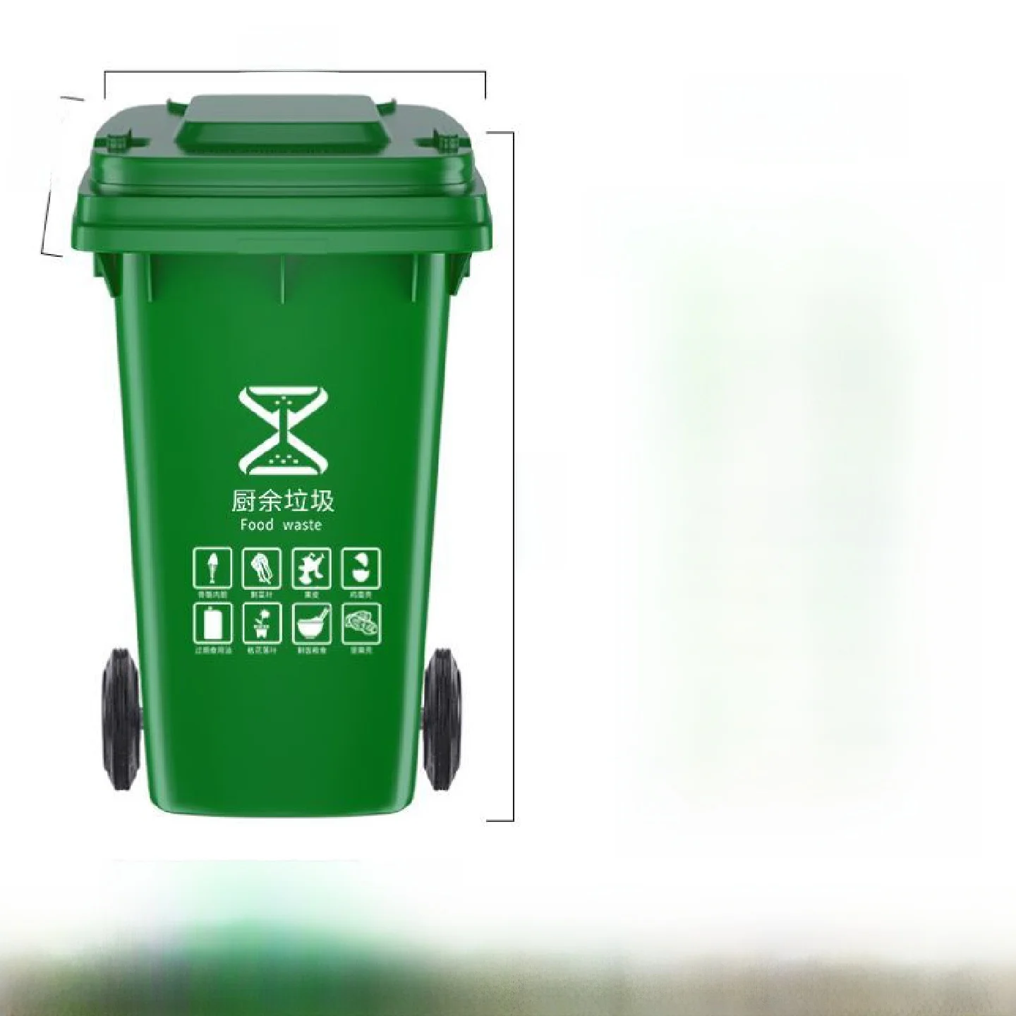 

Outdoor Stainl Steel Large Capaci Sanitary Tra Can Roade Fruit Peel Box ell Box Garbage Can for Public Places