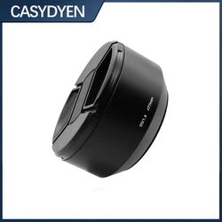 77mm Metal Screw-in Lens Hood Sunshade With 95mm Centre Pinch Lens Cap For Nikon 85/1.4 For Canon