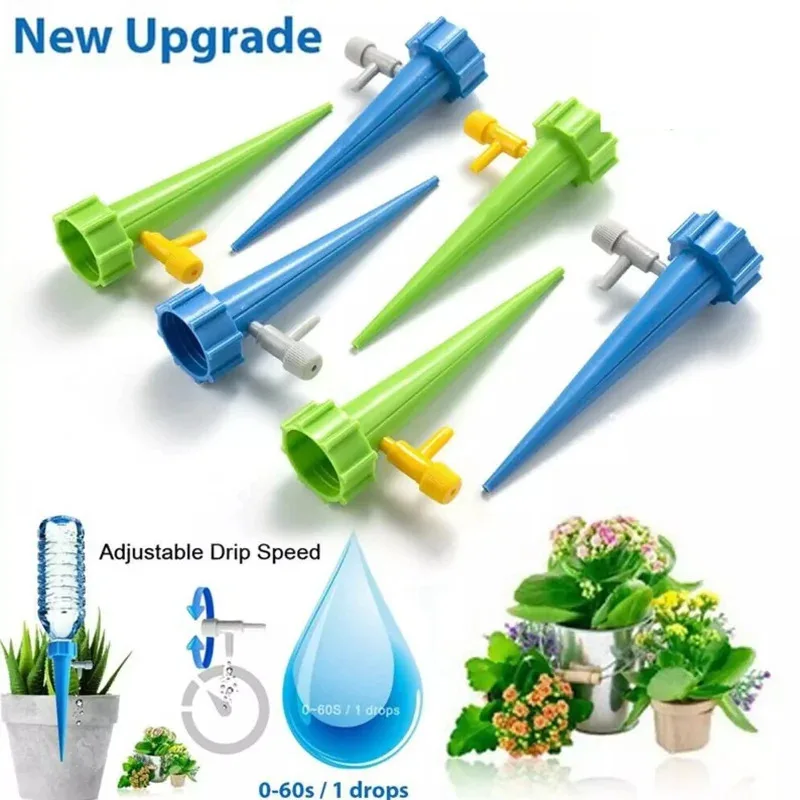 6-36PCS Automatic Drip Irrigation System Self Watering Adjustable For Flower Plants Greenhouse Garden Auto Water Dripper Device