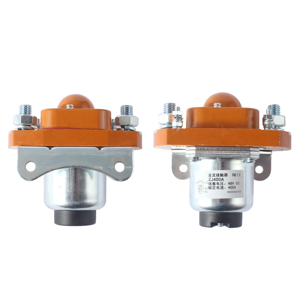 モーター用ACコンタクタ12V,24V,36V,48V,60V,72V,400A,ドライバー付き,電磁式,中古,自動車用,zj400a