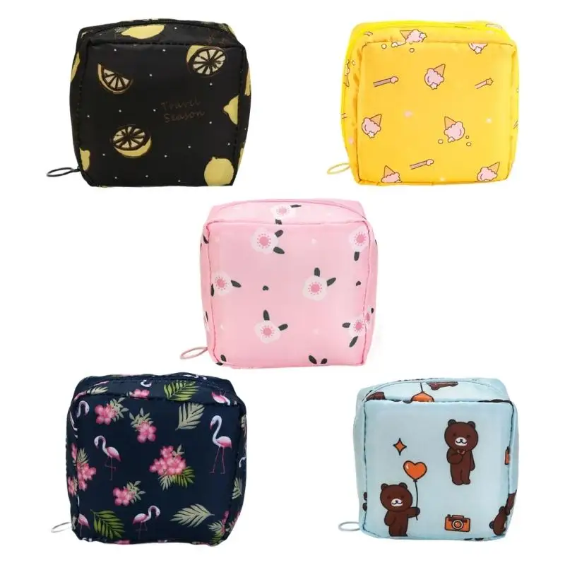 

G6KF Effective Lady's Care Pouches Practical Period Pad Organization Bag for Office School and Outdoor Activities