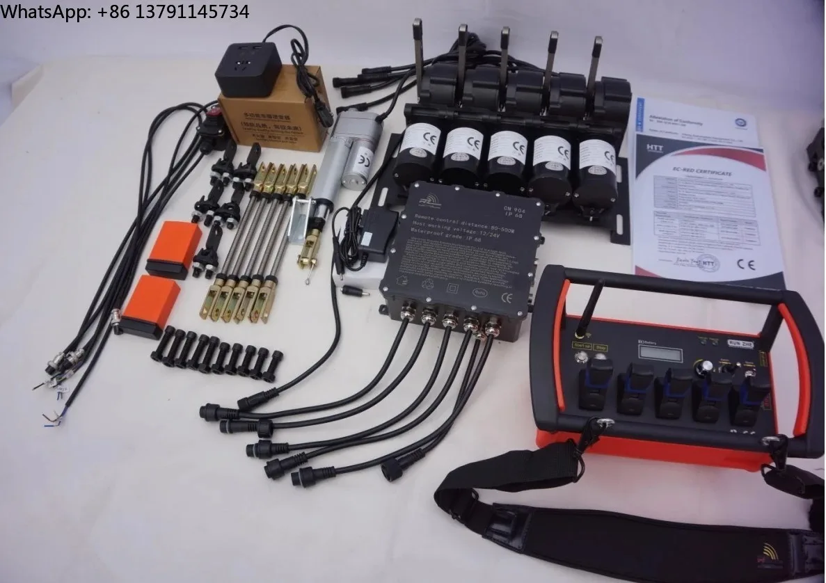 

5 Joystick wireless remote control Crane Truck Manipulator Boom Lifts Skid Steer Loaders kit