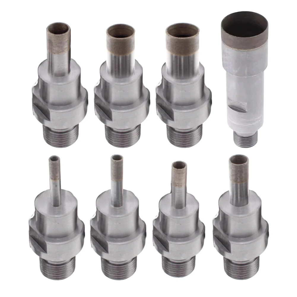 Broca de núcleo revestida de esmeril 632mm m20 cortador de buraco de rosca para pedra madeira telha vidro mármore ferramenta de perfuração industrial