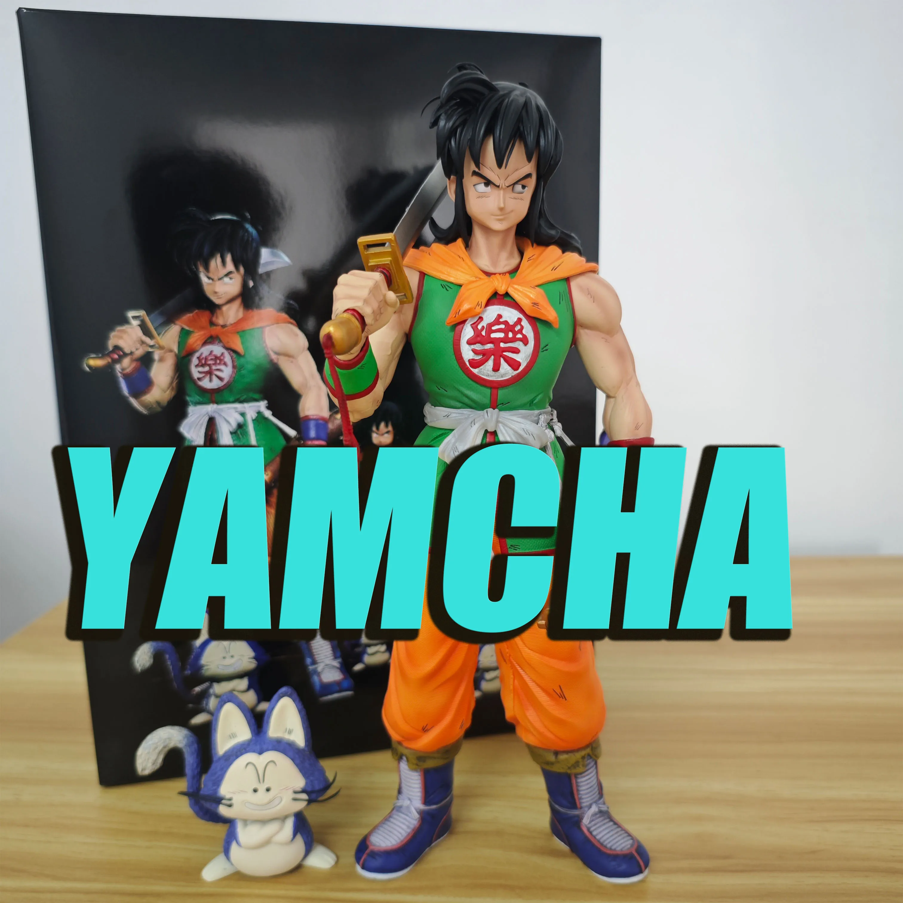 

33cm Dragon Ball Anime Figure Character Yamcha Standing Holding A Knife PVC Action Figure Collection Figurine Model Toys Gift