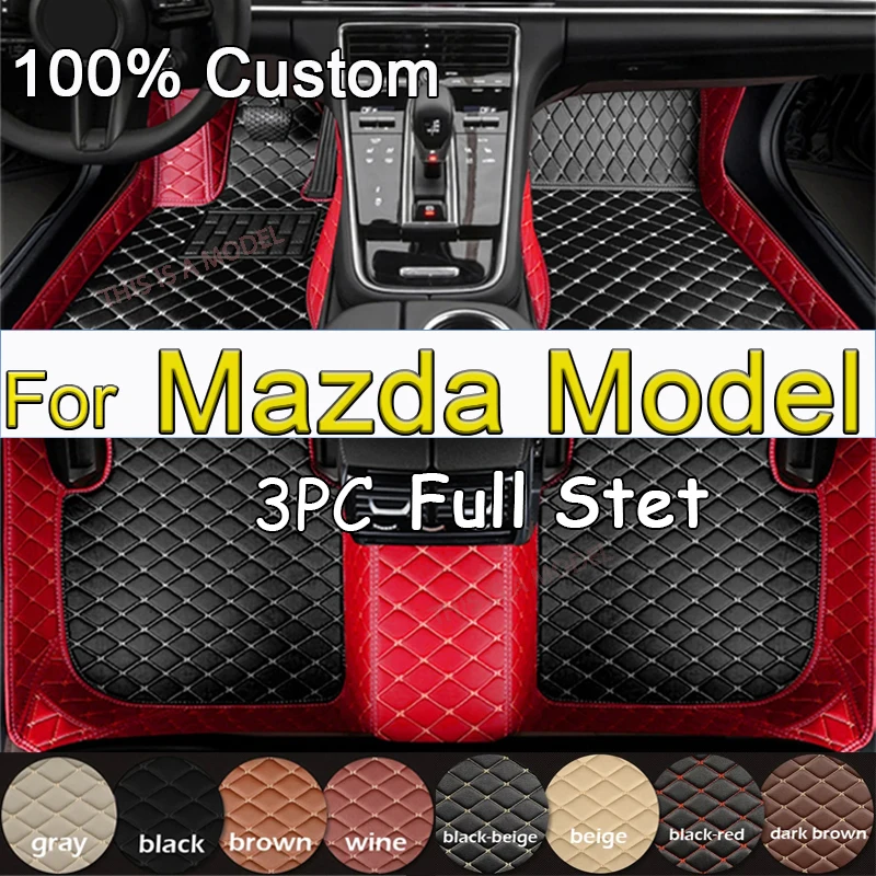 

High quality Car Floor Mats For Mazda 3 Axela Cx-5 BT-50 Mazda 5 CX-5 CX-9 CX-8 CX-7 Mazda 2 Car Accessories 2023 2024 2025