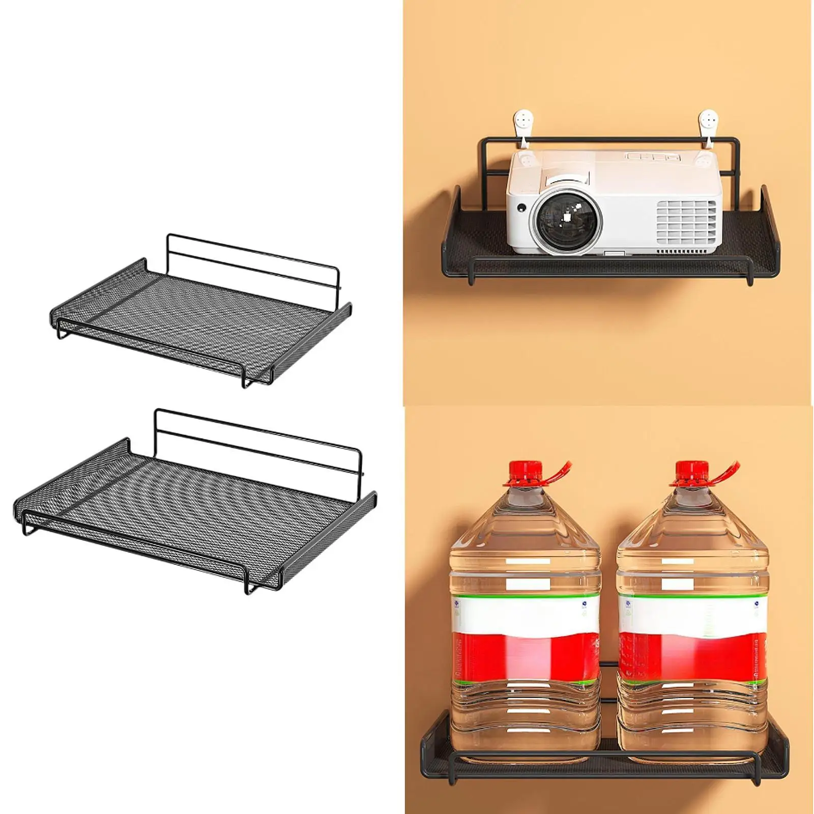 Projector Shelf Multifunctional Wall Display Shelf for Hotel Office Bedroom