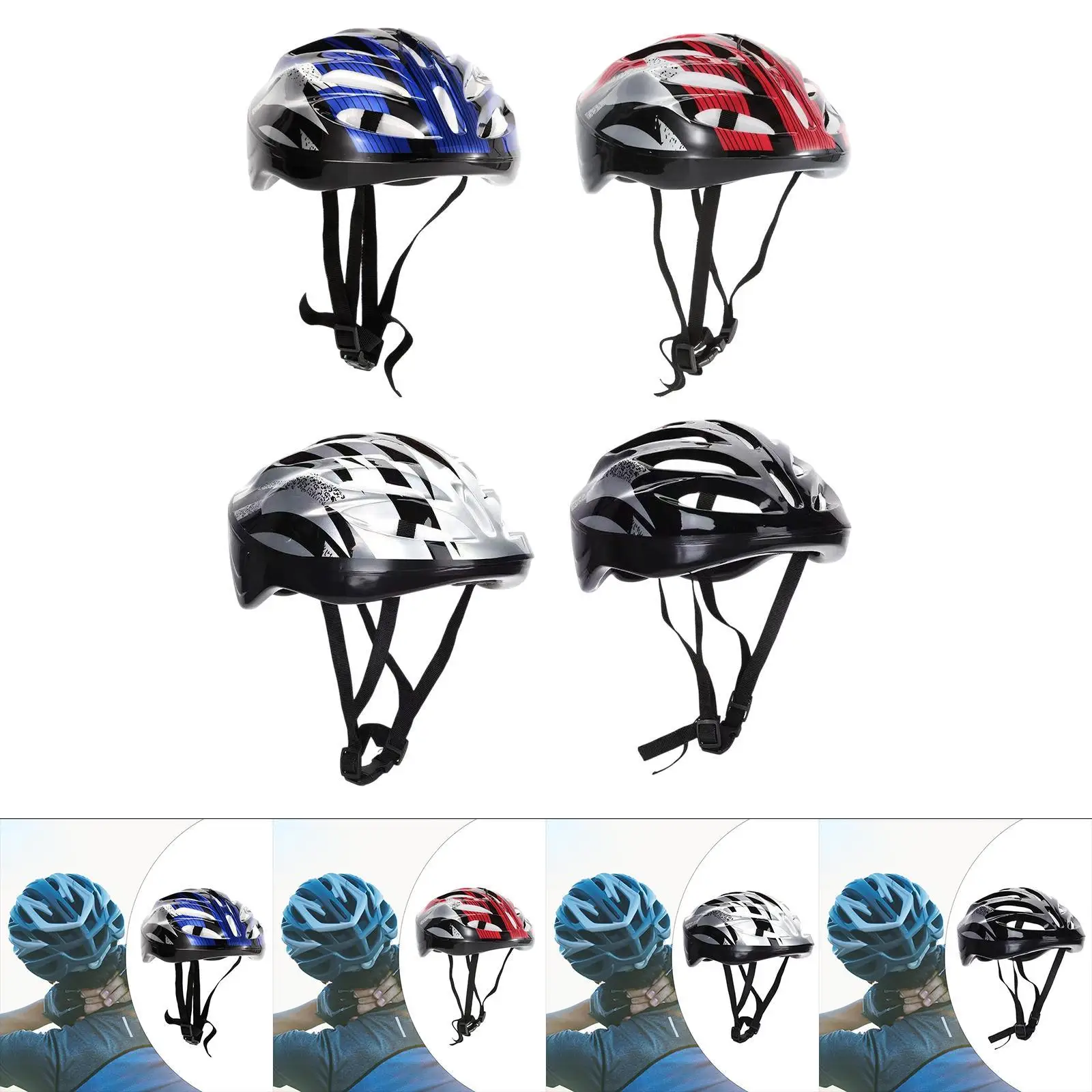 Adjustable Adult Roller Skating Helmet with High Strength Shell EPS Liner for Outdoor Cycling Protection