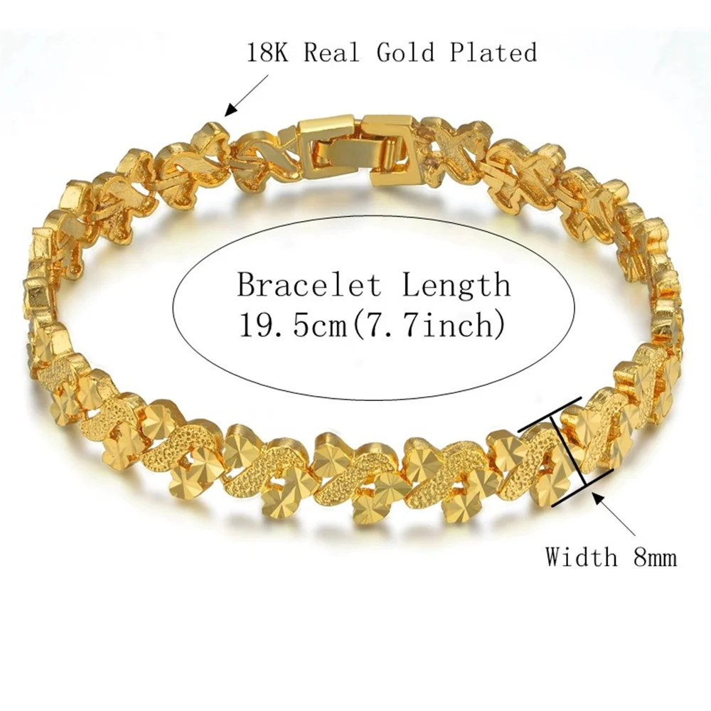 18 Style Choose Men Female 5/20MM Golden Hip Hop Jewelry Gold Color Thick Heavy Copper Material Women Curb Link Chain Bracelet