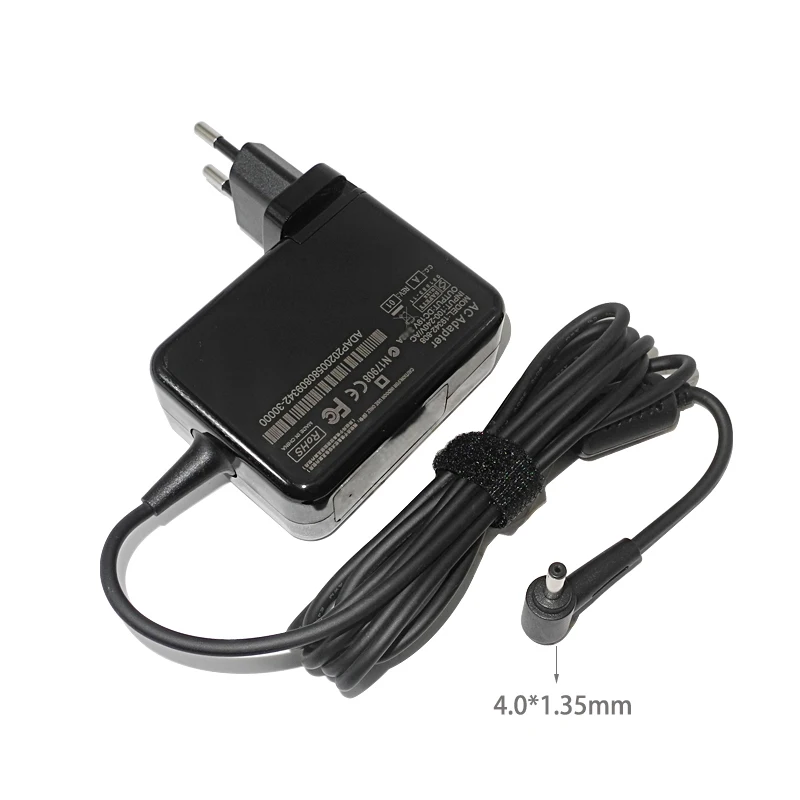 Cargador de tableta para Asus Zenbook, adaptador de CA de 19V, 2.37A, 45W, UX305, UX21A, UX32A, serie Taichi 21, 31, T300LA, Cargador de 4,0mm x 1,35