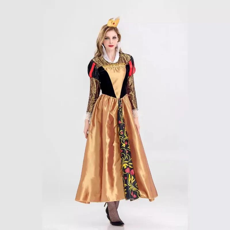 أزياء الهالوين للعب الخيالية، أزياء الملكة التأثيرية، فستان المحكمة العتيق، أزياء الملكة السمية للهالوين