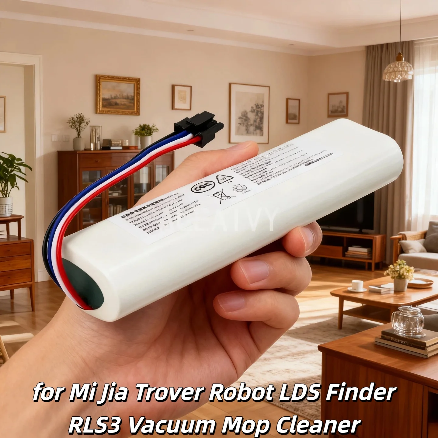 

14.4V 3500mAh Rechargeable Battery – P2026-4S1P-MMBK Model for Mi Jia Trover Robot LDS Finder RLS3 Vacuum Mop Cleaner