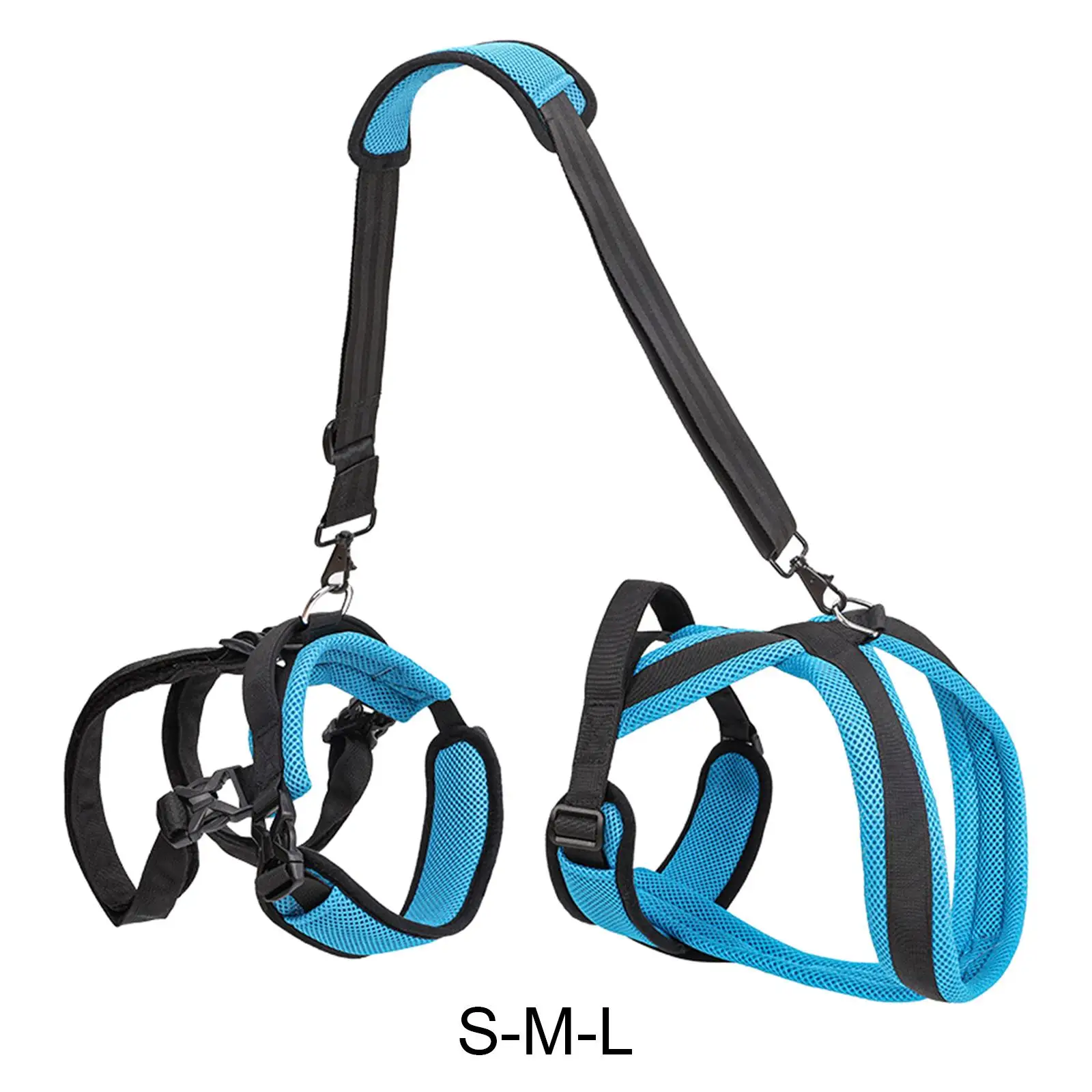 

Padded Dog Lift Harness Support Sling Walk Climb Jump Auxiliary Assist Band