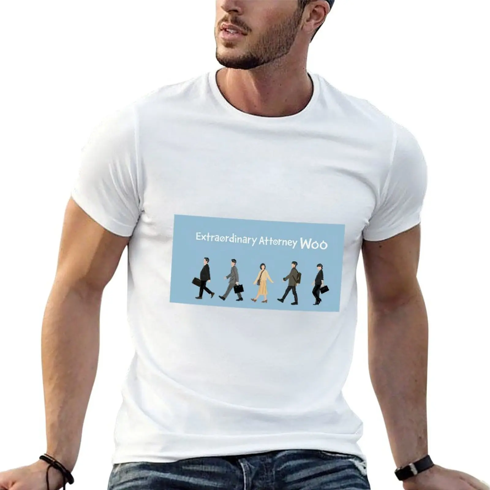Extraordinary Attorney Woo Walk T-Shirt Athletic Fit Sports Short Sleeve Top