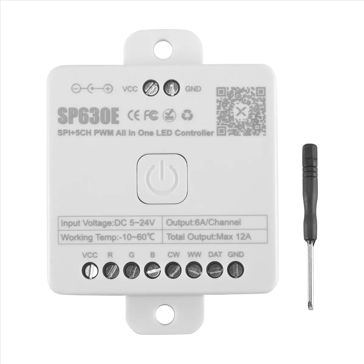 GTS SP630E Bluetooh LED Controller Support PWM Monochrome CCT RGB RGBW RGBCCT or SPI TTL IC Chip LED Strip WS2811 WS2812B