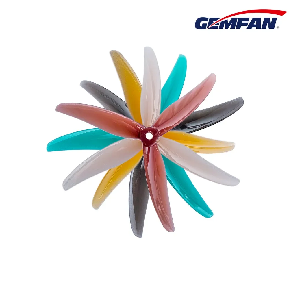 10Pairs(10CW+10CCW) Gemfan Freestyle 4S F4S 5136 5.1X3.6X3 5136 3-Blade PC Propeller for RC FPV Freestyle 5inch Drones DIY Parts