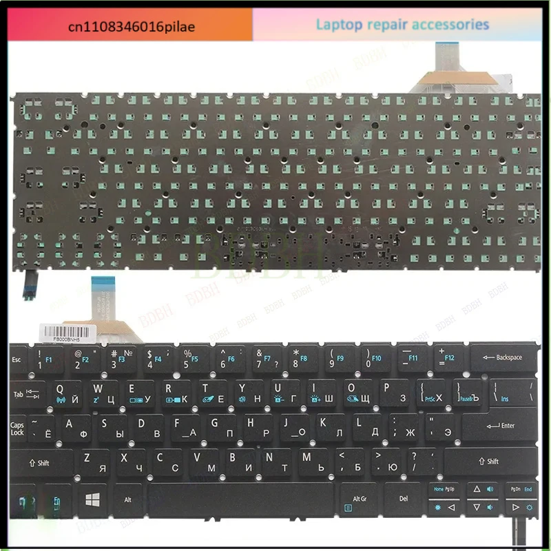 NEW Russian laptop keyboard FOR ACER Aspire S7 S7-391 S7-392 MS2364 RU keyboard with backlight