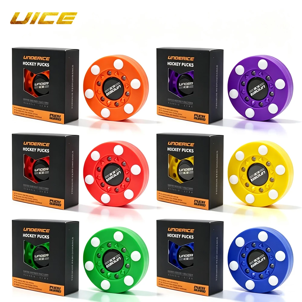 UICE Ice Hockey Puck Floorball Plastic Training Puck Ice Hockey Puck Hockey Sports Multi-Functional Training Ball Accessory