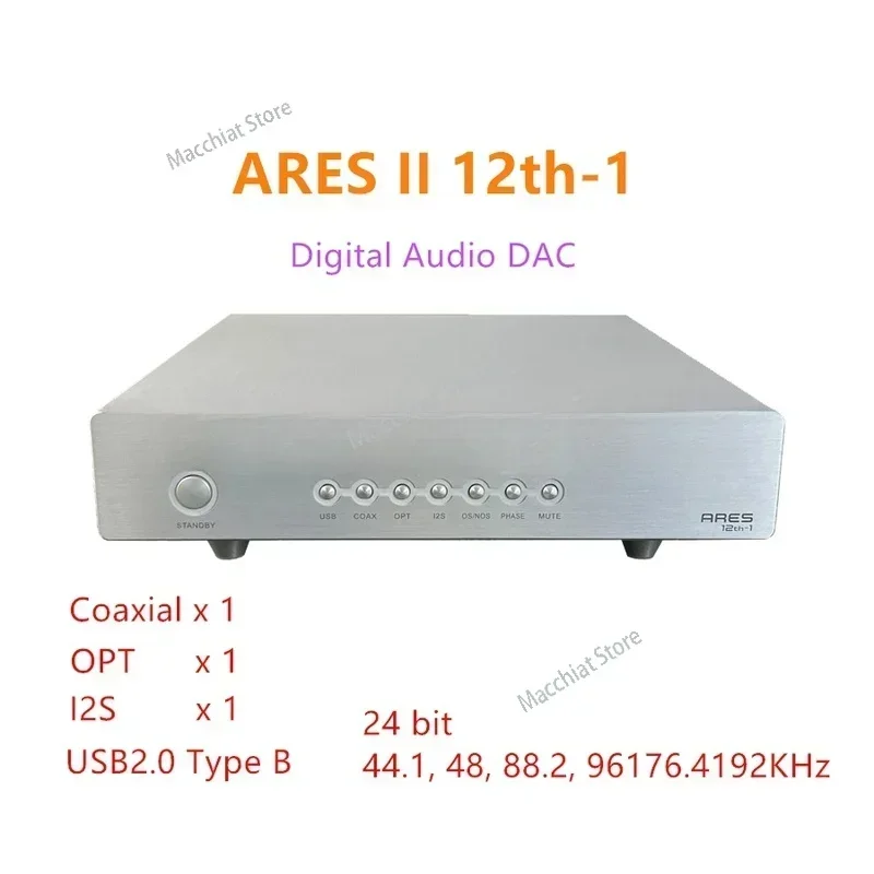 HiFi Denafrips ARES12Th-1 Ares 12Th DSD1024 Digital Audio R2R Decoder    DSD NOS R-2R  And PCM1536 Support USB