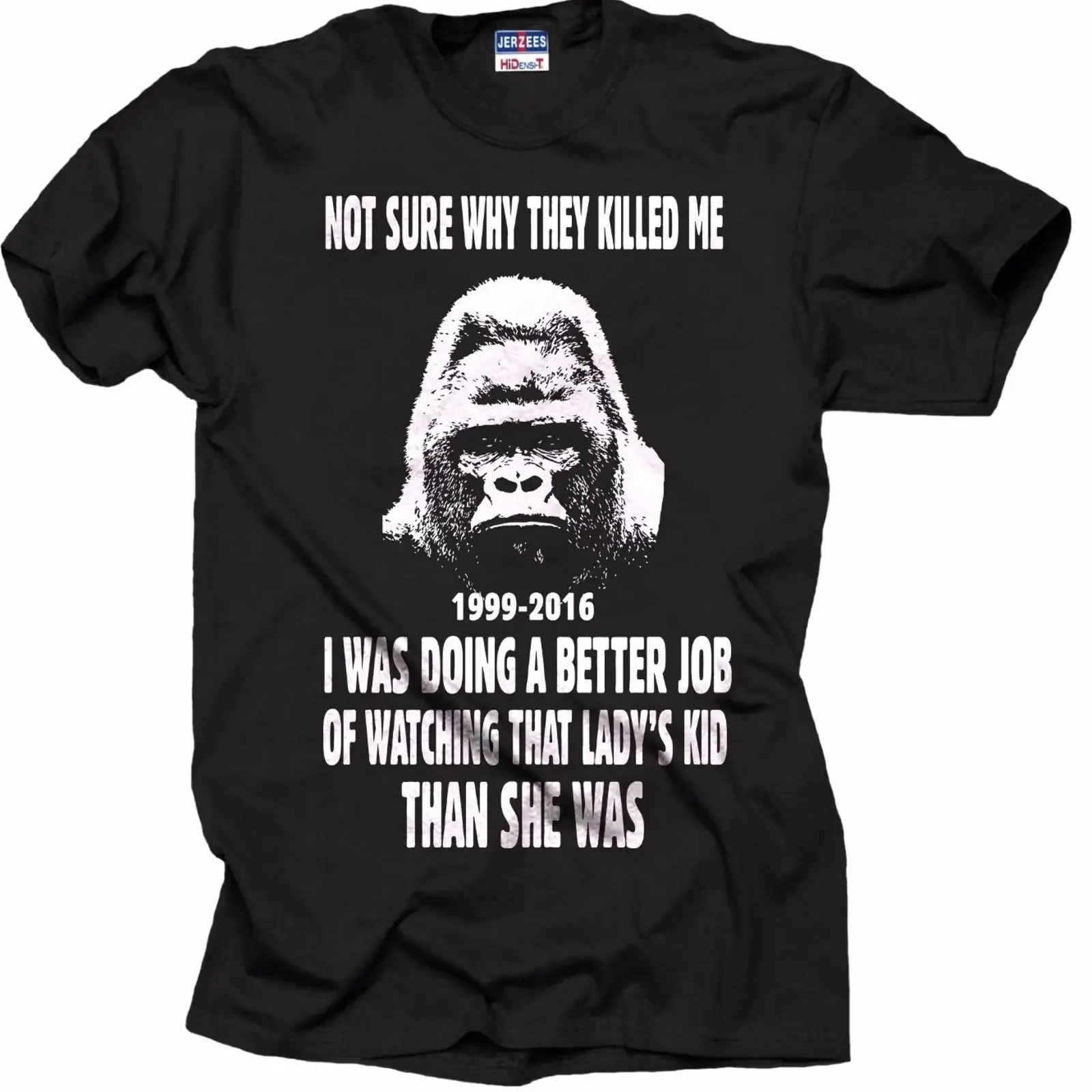 Harambe Gorilla T shirt Support Cincinnati Zoo vintage Washed Stretched Casual Soft Breathable designer clothes