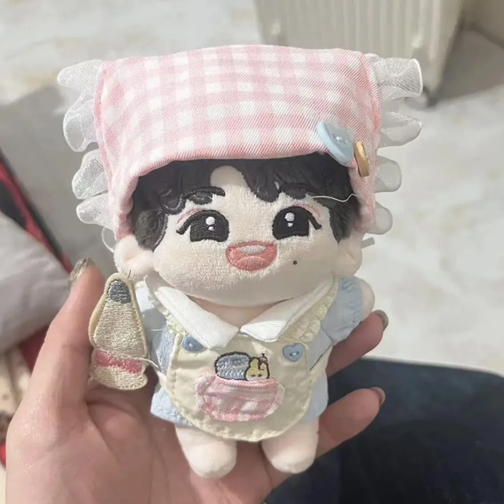 

Kitchen 10cm Cotton Clothes Apron Headscarf Clothes Outfit Lovely Suit Dress Up Set Children's Gift