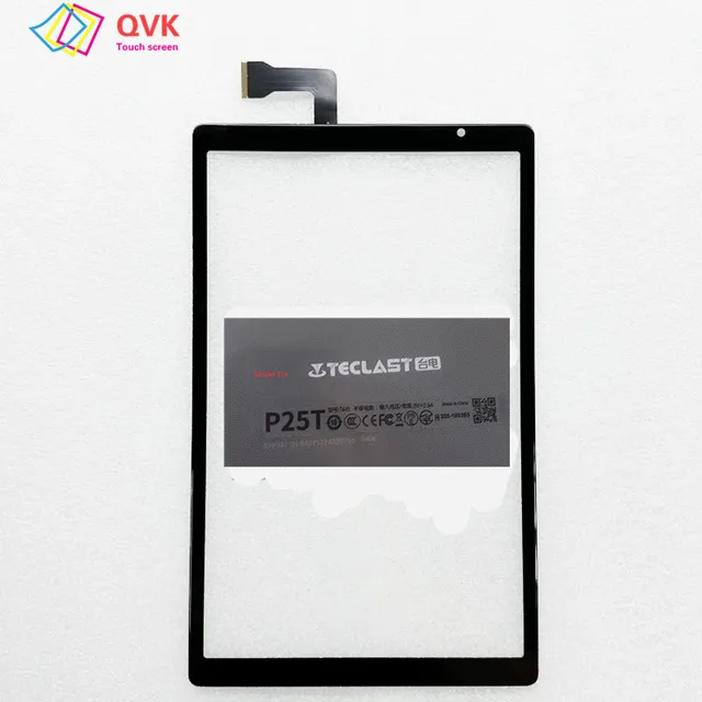 Czarny 10.1 Cal nowy dla Teclast P25T P26T Tablet PC pojemnościowy ekran dotykowy Digitizer czujnik PX101G24A021 PX101A29A121