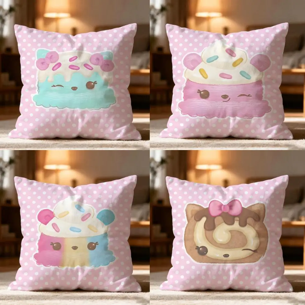 Num N-Noms BRAND Pillow Case Cushion Cover Soft Washable Pillow Case Multi-Scene For Couch Bed Travel Office Use