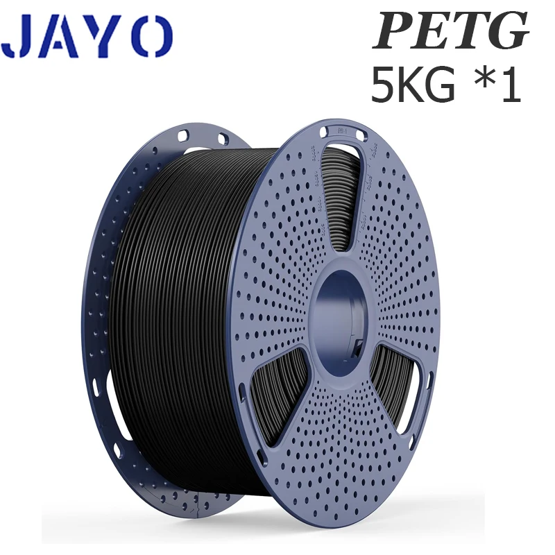 

Нить для 3D-принтера JAYO PETG, 5 кг/рулонов, 1,75 мм ± 0,02 мм, прецизионные материалы для высокой прочности, без пузырьков и FDM для 3D-печати
