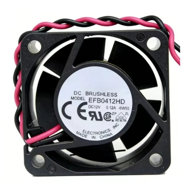 EFB0412HD original 4020 large air volume 12v 0.12a 4cm silent cooling fan
