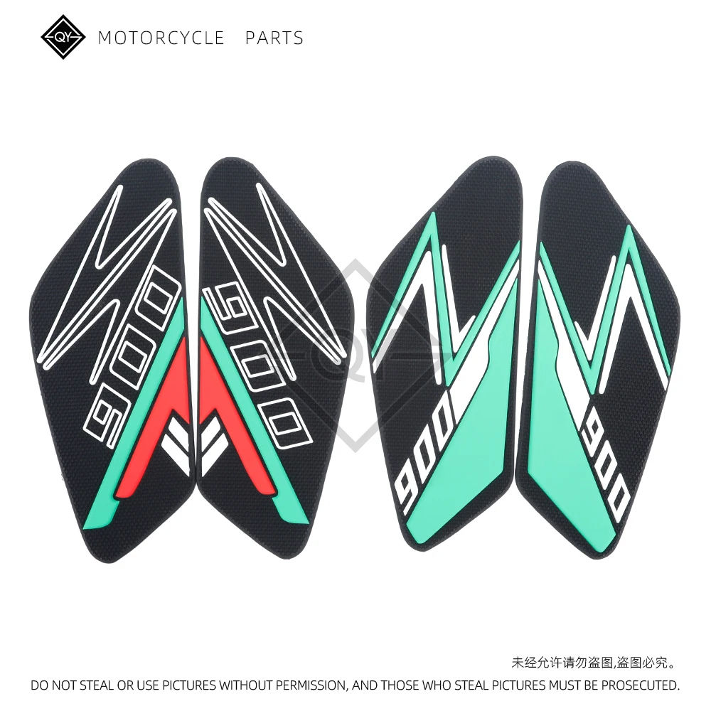 Motorcycle Fuel Gas Cap Cover Protector Sticker Decal Tank Anti-slip Stickers For Kawasaki Z900 All Year Z 900