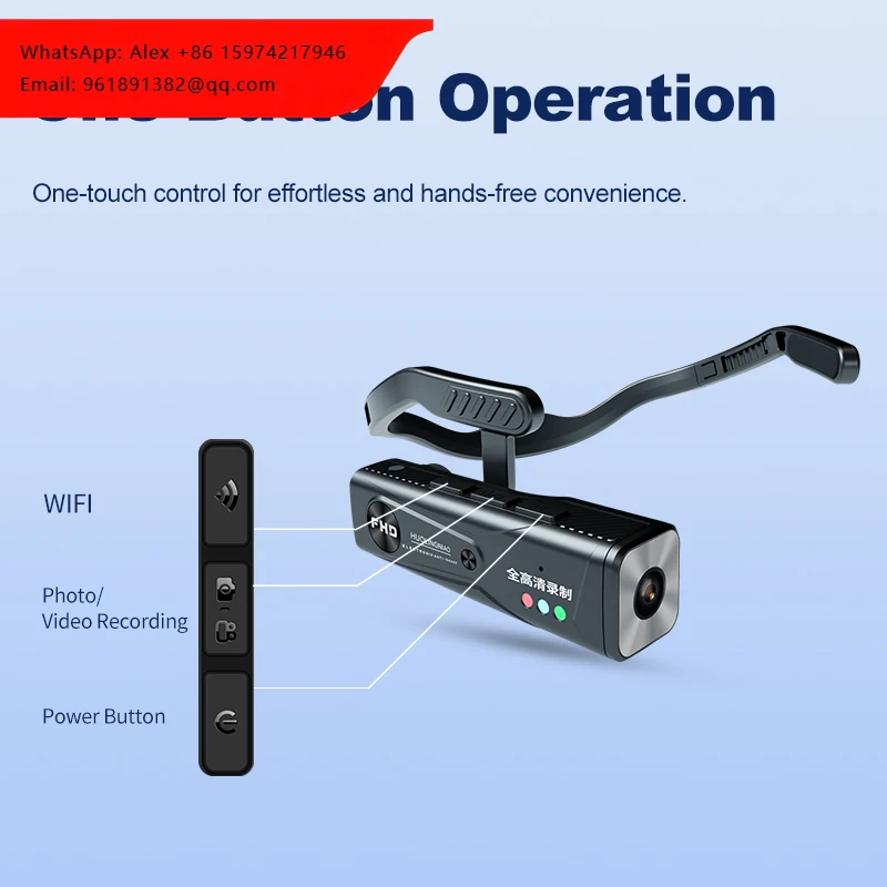 

Видеорегистратор 4K для видеоблогов с Wi-Fi, камера для съемки без участия оператора, веб-камера, видеокамера для ношения на голове